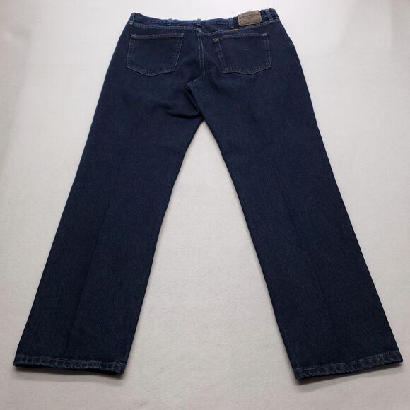 Wrangler Button Zip Casual Medium Wash Denim Jeans Mens Size 38x32 Blue - Picture 6 of 8